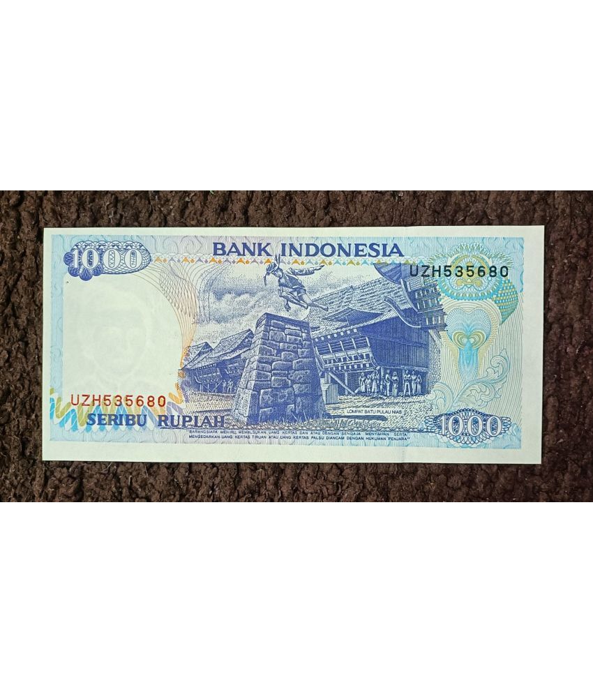     			EX RARE INDONESIA OLD ISSUE 1000 RUPIAH IN TOP GRADE HIGHLY COLLECTIBLE