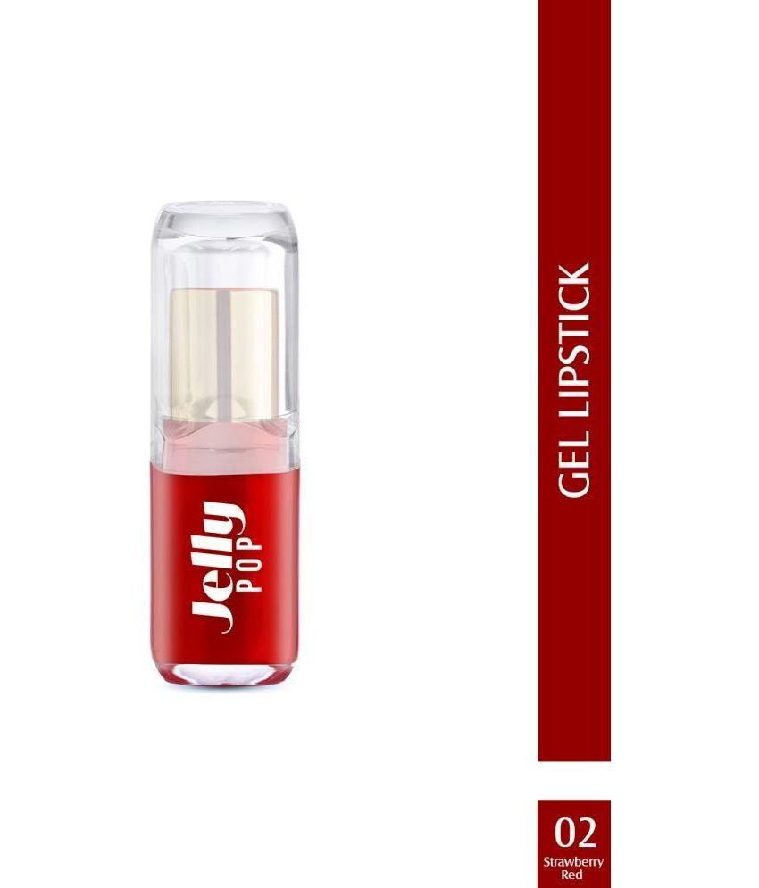     			Glam21 Jelly Pop Fruity Gel Lipstick Hydrating Fruity & Refreshing Color 3.5g Strawberry Red02