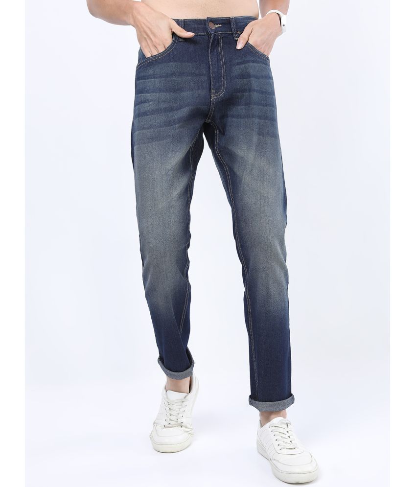     			Ketch Regular Fit Cuffed Hem Men's Jeans - Indigo ( Pack of 1 )