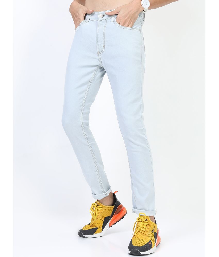     			Ketch Skinny Fit Cuffed Hem Men's Jeans - Light Blue ( Pack of 1 )