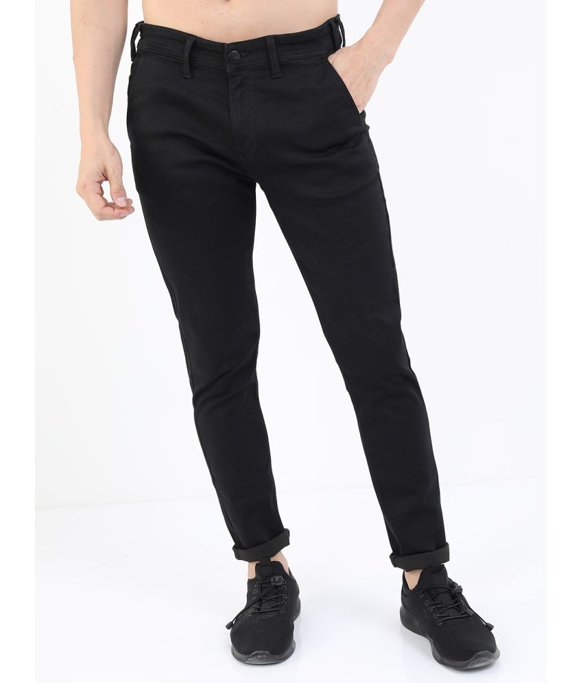     			Ketch Slim Fit Cuffed Hem Men's Jeans - Black ( Pack of 1 )