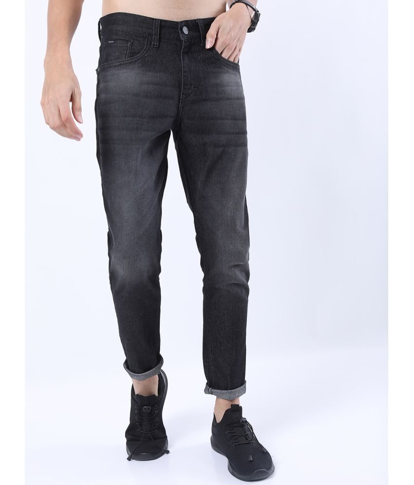     			Ketch Slim Fit Cuffed Hem Men's Jeans - Charcoal ( Pack of 1 )