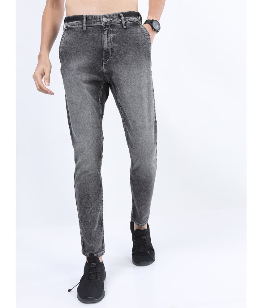     			Ketch Slim Fit Washed Men's Jeans - Grey ( Pack of 1 )
