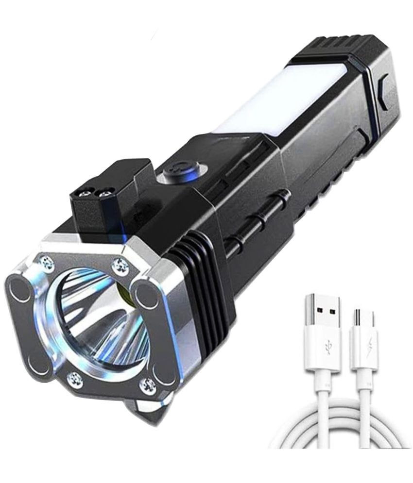     			Let Light 3W Torch Light Rechargeable Torch Flashlight,Long Distance Beam Range Car Rescue Torch
