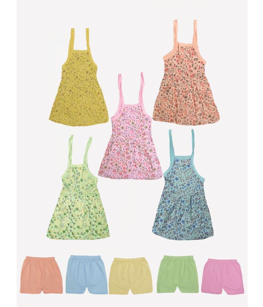     			MRB Multicolor Cotton Baby Girl Skirt ( Pack of 5 )