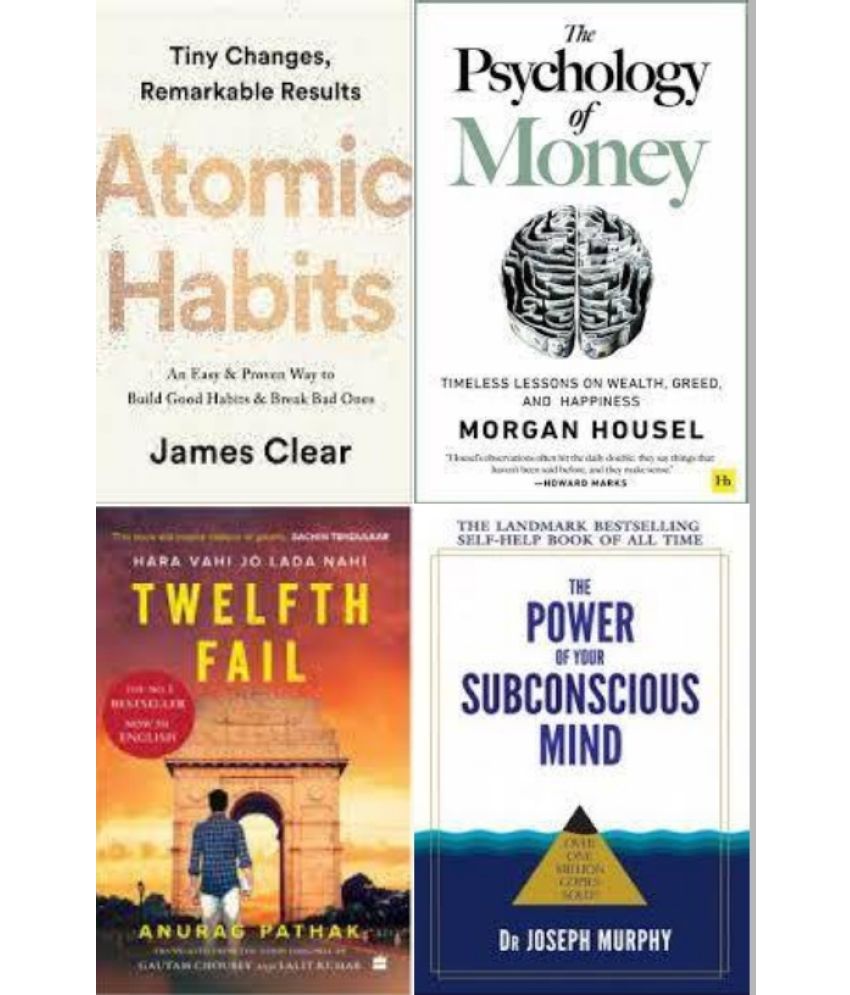     			The Power of Your Subconscious Mind + Atomic Habits + The Psychology of Money + 12th Fail