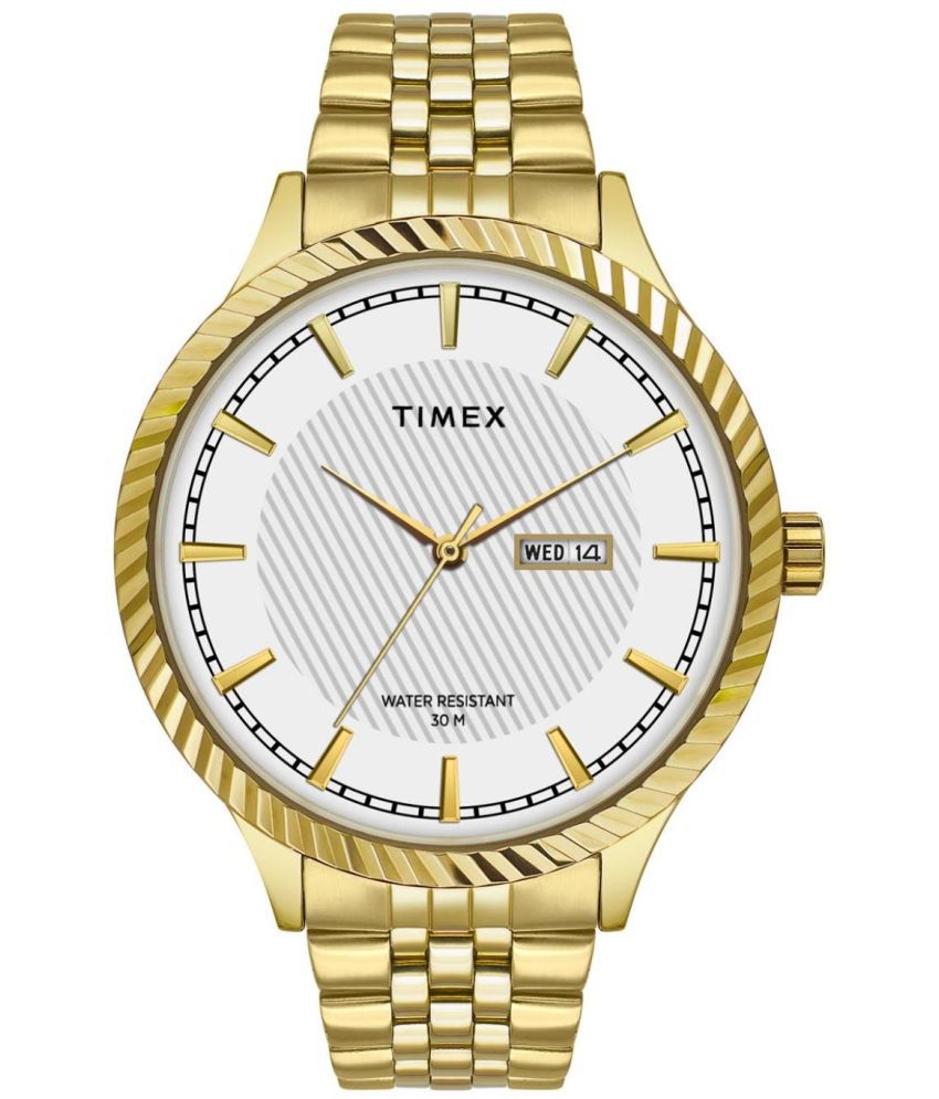     			Timex Gold Stainless Steel Analog Men's Watch