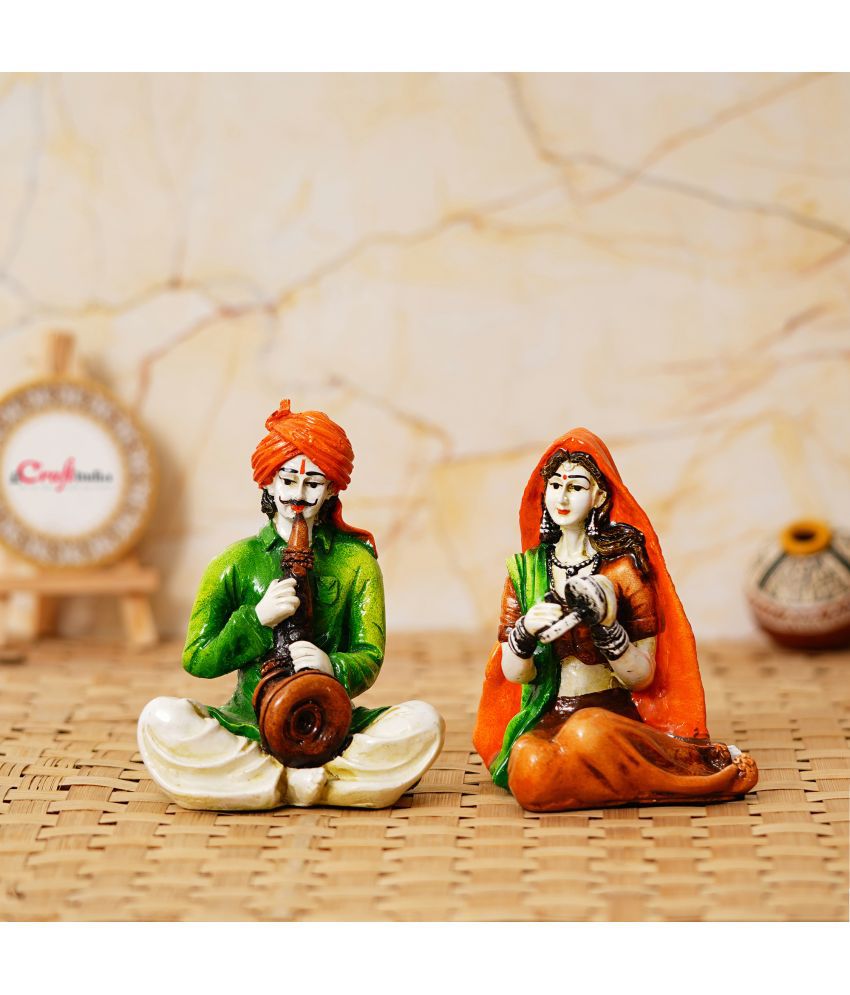     			eCraftIndia Couple & Human Figurine 14 cm - Pack of 2