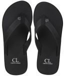 Carlton London Black Men's Daily Slipper