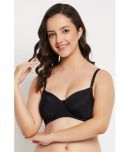 Clovia Nylon Heavily Padded Women's T-Shirt Bra ( Black )