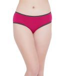 Clovia Cotton Solid Women's Hipster ( Pink )