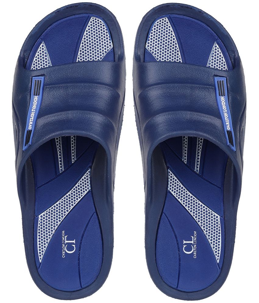     			Carlton London Navy Blue Men's Slide Flip Flop