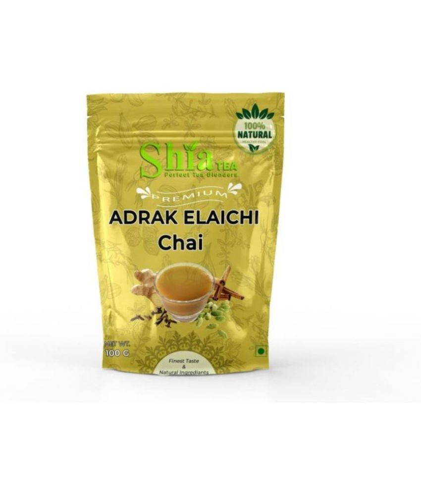    			shia Tea Black & Herbal Tea Loose Leaf Cardamom & Ginger 100 GM gm