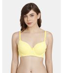 Rosaline by Zivame Polyester Women's T-Shirt Bra ( Yellow )