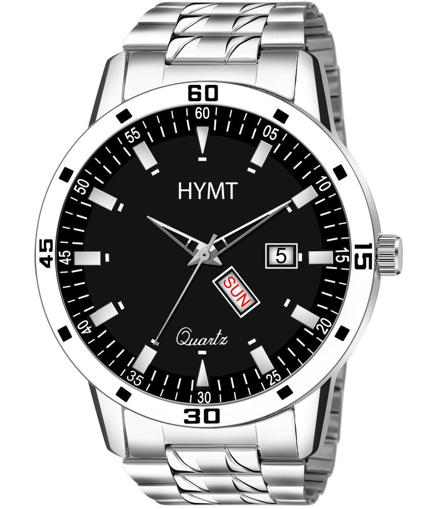     			HYMT Silver Stainless Steel Analog Men's Watch