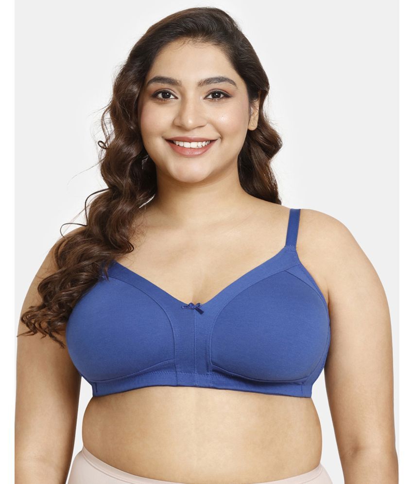     			Rosaline by Zivame Blue Polyester Non Padded Women's Push Up Bra ( Pack of 1 )