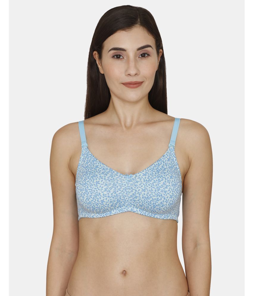     			Rosaline by Zivame Polyester Women's T-Shirt Bra ( Blue )