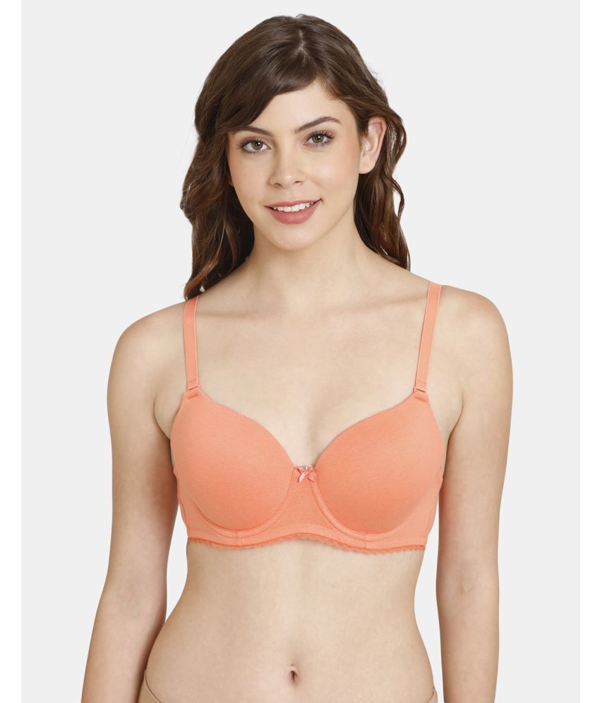     			Rosaline by Zivame Orange Polyester Heavily Padded Women's T-Shirt Bra ( Pack of 1 )