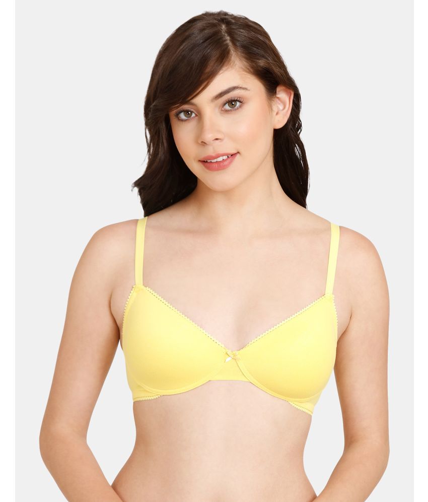     			Rosaline by Zivame Polyester Women's T-Shirt Bra ( Yellow )