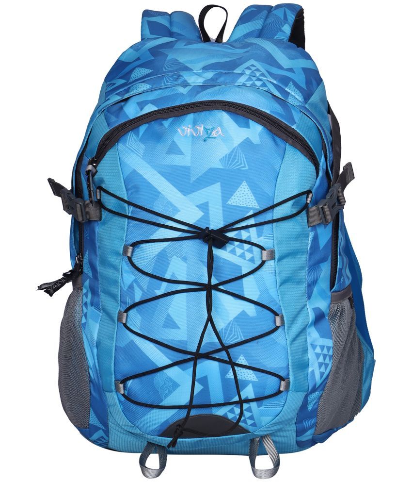     			Viviza Blue Polyester Backpack ( 27 Ltrs )