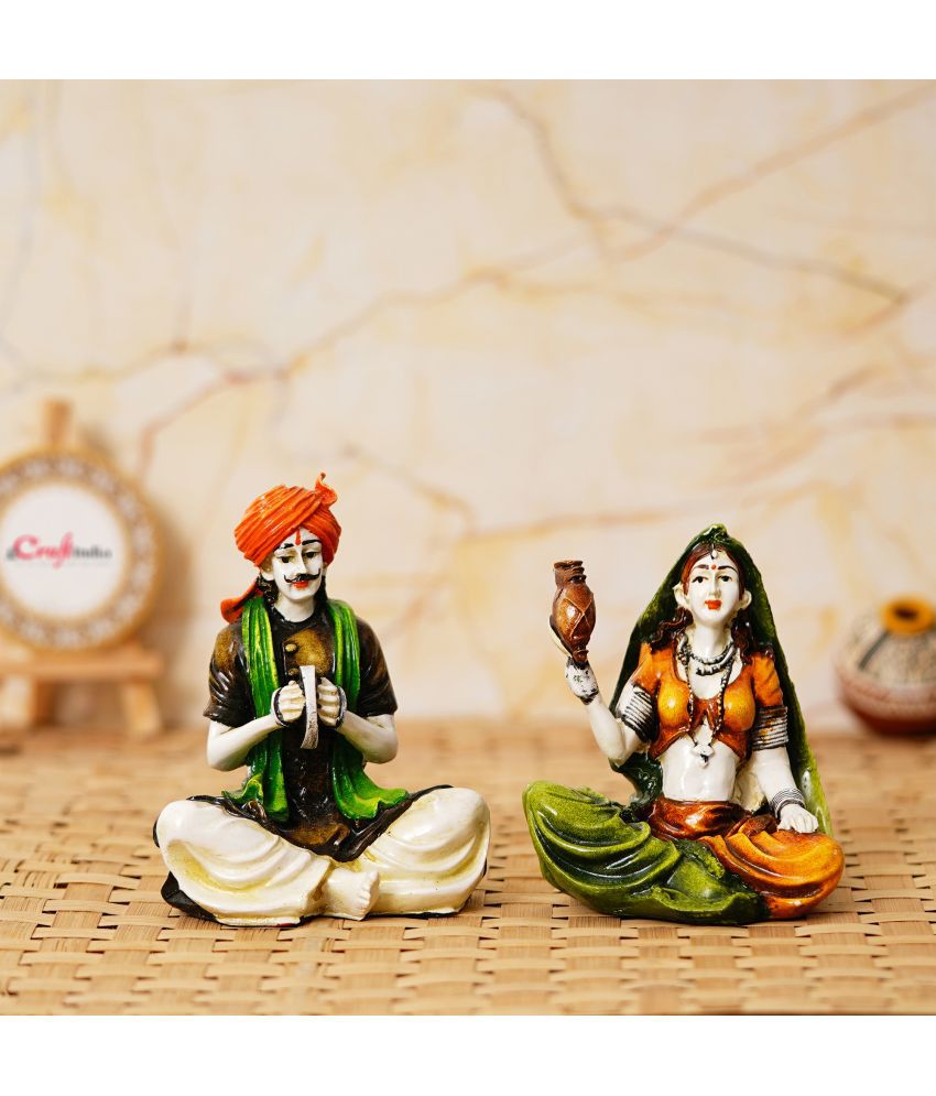     			eCraftIndia Couple & Human Figurine 13 cm - Pack of 2