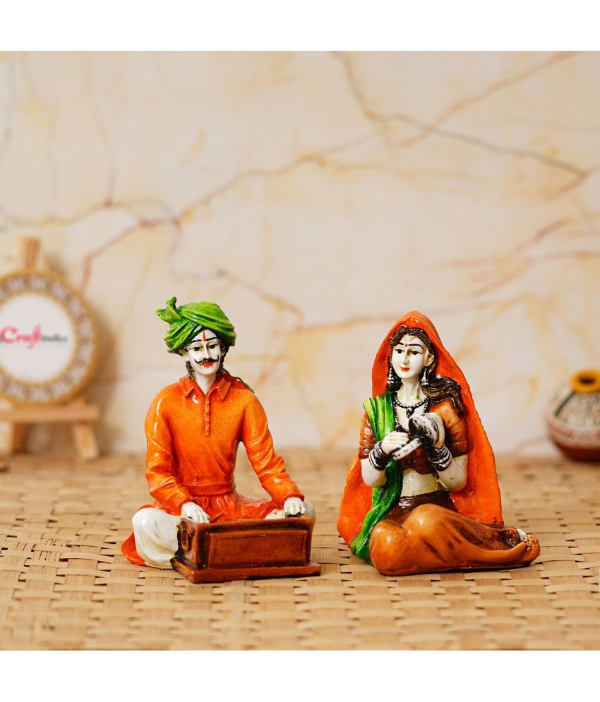     			eCraftIndia Couple & Human Figurine 14 cm - Pack of 2