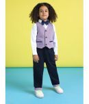 Nauti Nati Pack of 1 Baby Boys Cotton Shirt & Trouser ( White )