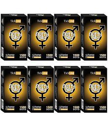 NottyBoy Extra, 1500 Dots, Condoms For Men  - Pack of 80