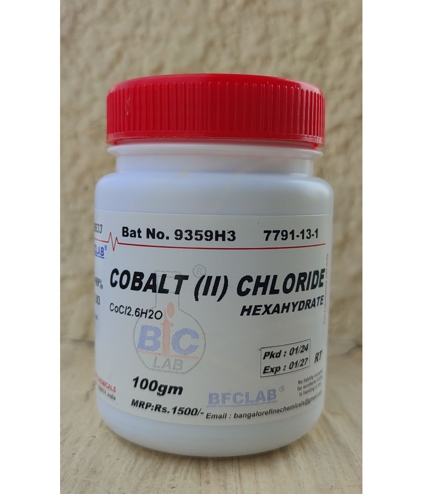     			COBALT (II) CHLORIDE LR - 100gm