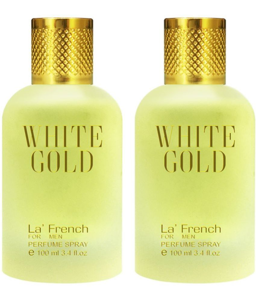     			LA FRENCH White Gold Eau De Parfum (EDP) For Men Each 100ml ( Pack of 2 )