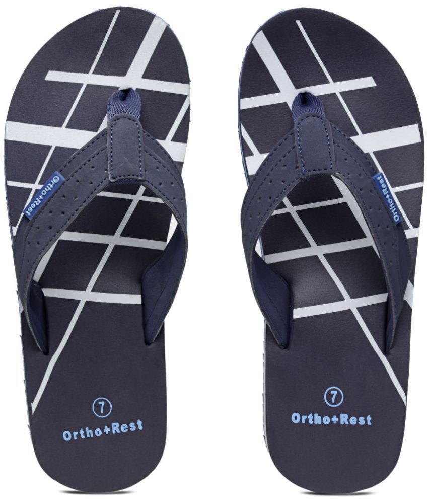     			Ortho + Rest Blue Men's Daily Slipper