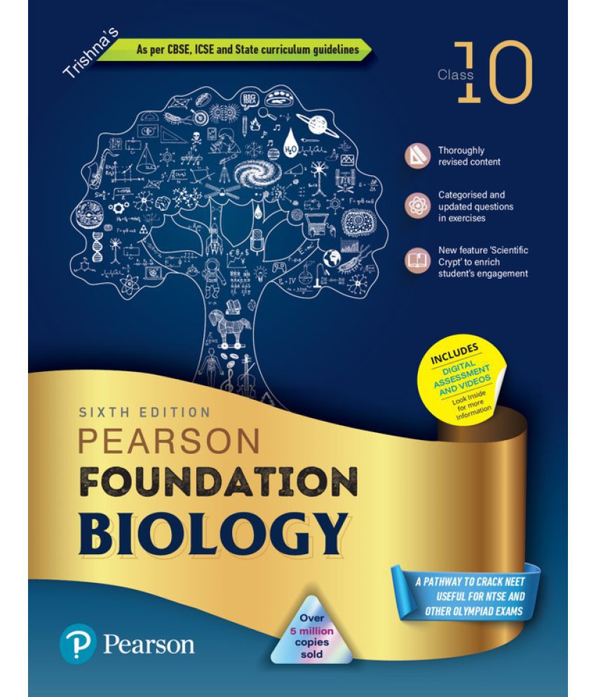     			Pearson IIT Foundation Biology Class 10, As Per CBSE, ICSE and State Curriculum Guidelines - 6th Edition