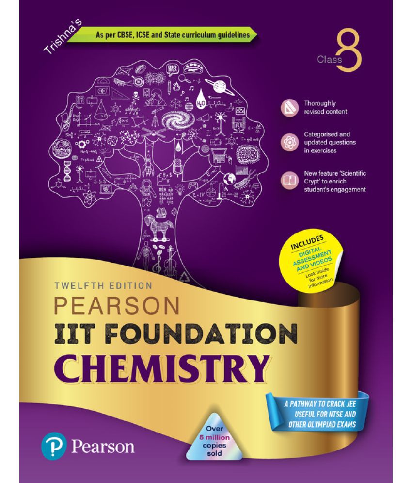     			Pearson IIT Foundation Chemistry Class 8, As Per CBSE, ICSE and State Curriculum Guidelines - 12th Edition
