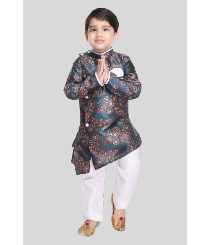     			s muktar garments Pack of 1 Boys Silk ( Multicolor )