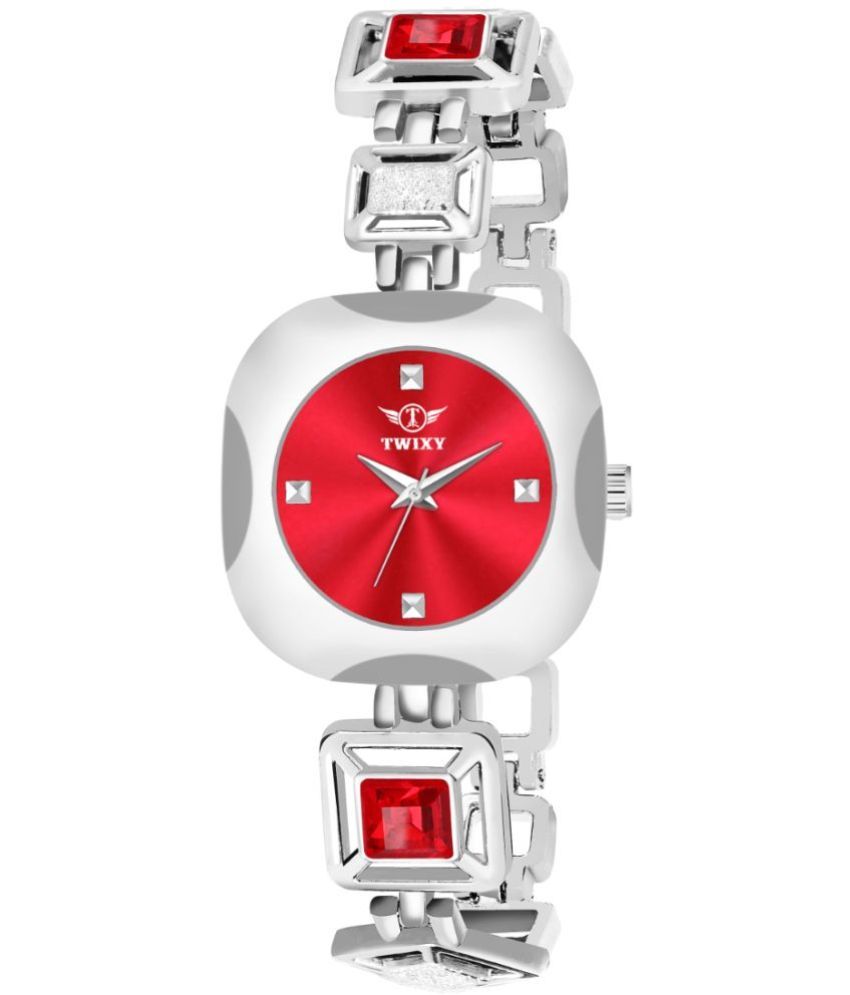     			twixy Silver Brass Analog Womens Watch