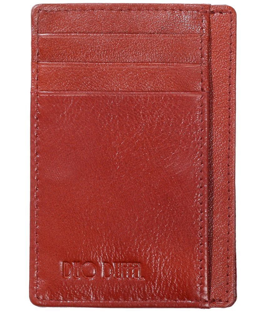     			DUO DUFFEL Leather Card Holder ( Pack 1 )