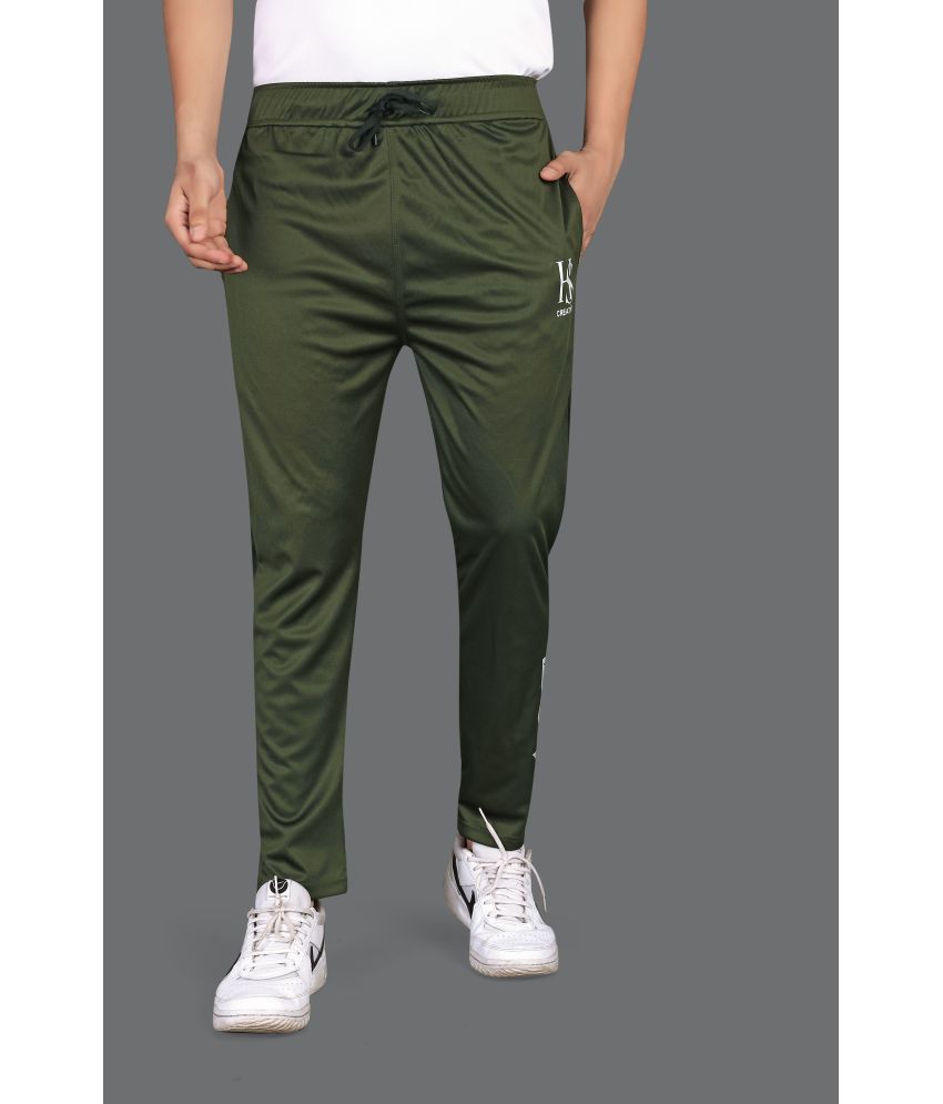     			FRUZIS FASHION Green Lycra Men's Trackpants ( Pack of 1 )