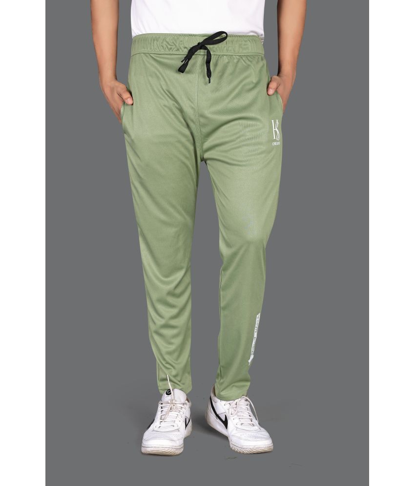     			FRUZIS FASHION Light Green Lycra Men's Trackpants ( Pack of 1 )