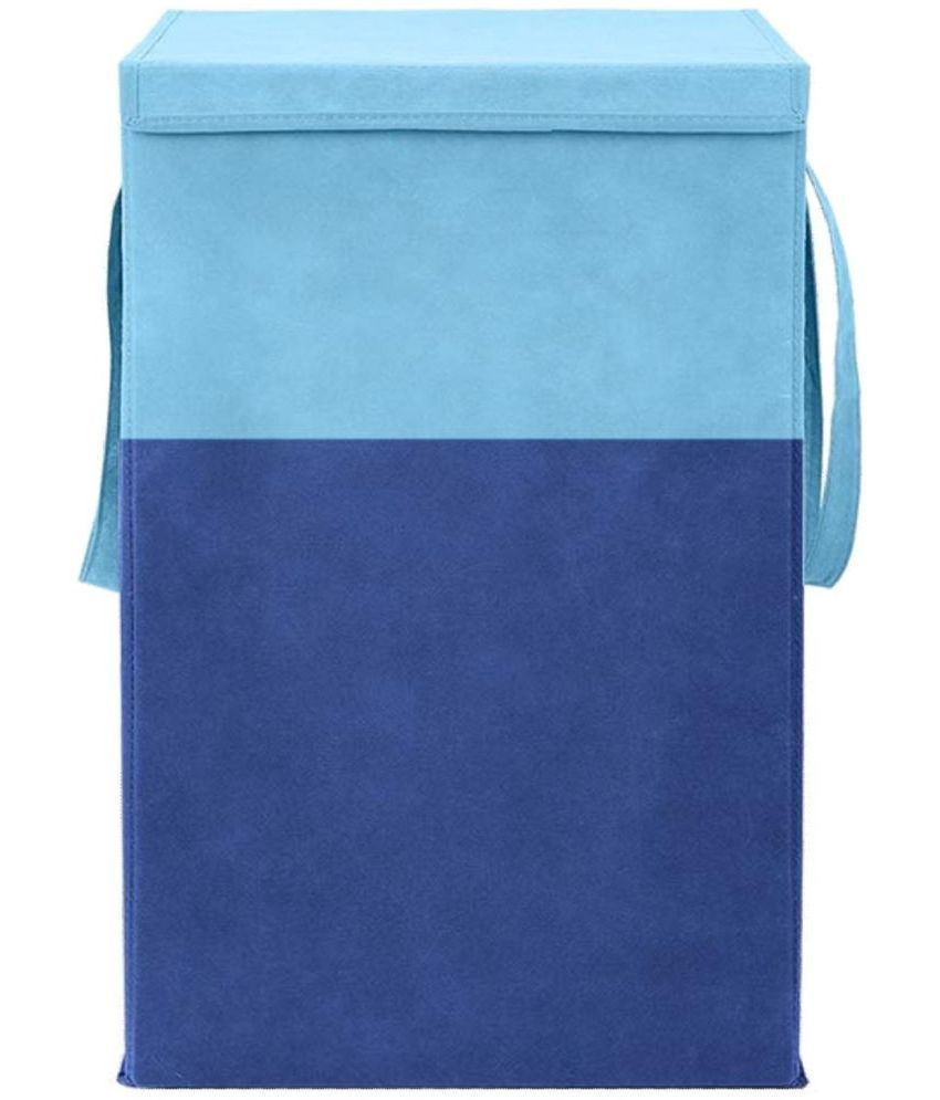     			HOMETALES Blue Laundry Bag