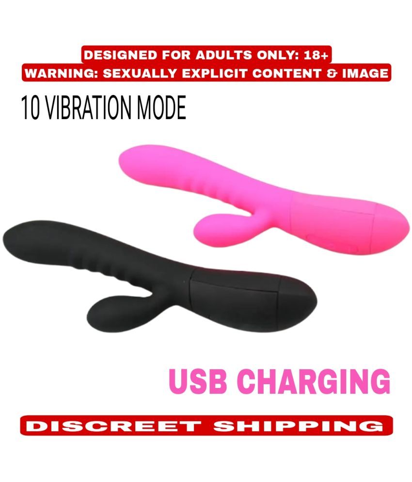     			NAUGHTY TOY PRESENT USB RECHARGEABLE 10 FREQUENCY VIBRATION G*SPOT RABBIT VIBRATOR  FOR WOMEN BY KAMAHOUSE (LOW PRICE SEX TOY)