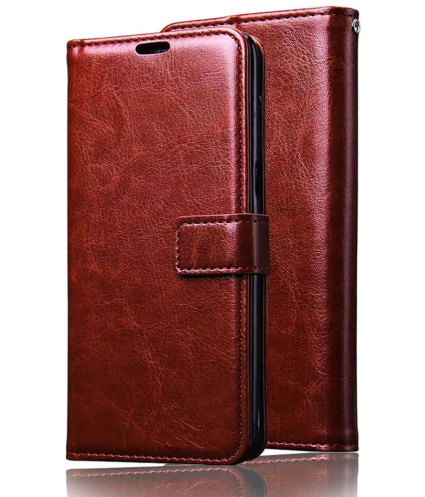     			XORB Brown Flip Cover Artificial Leather Compatible For Samsung A03s ( Pack of 1 )