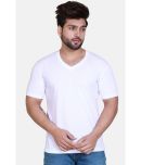 Wild West Pack of 1 Cotton Blend Regular Fit Men's T-Shirt ( White )