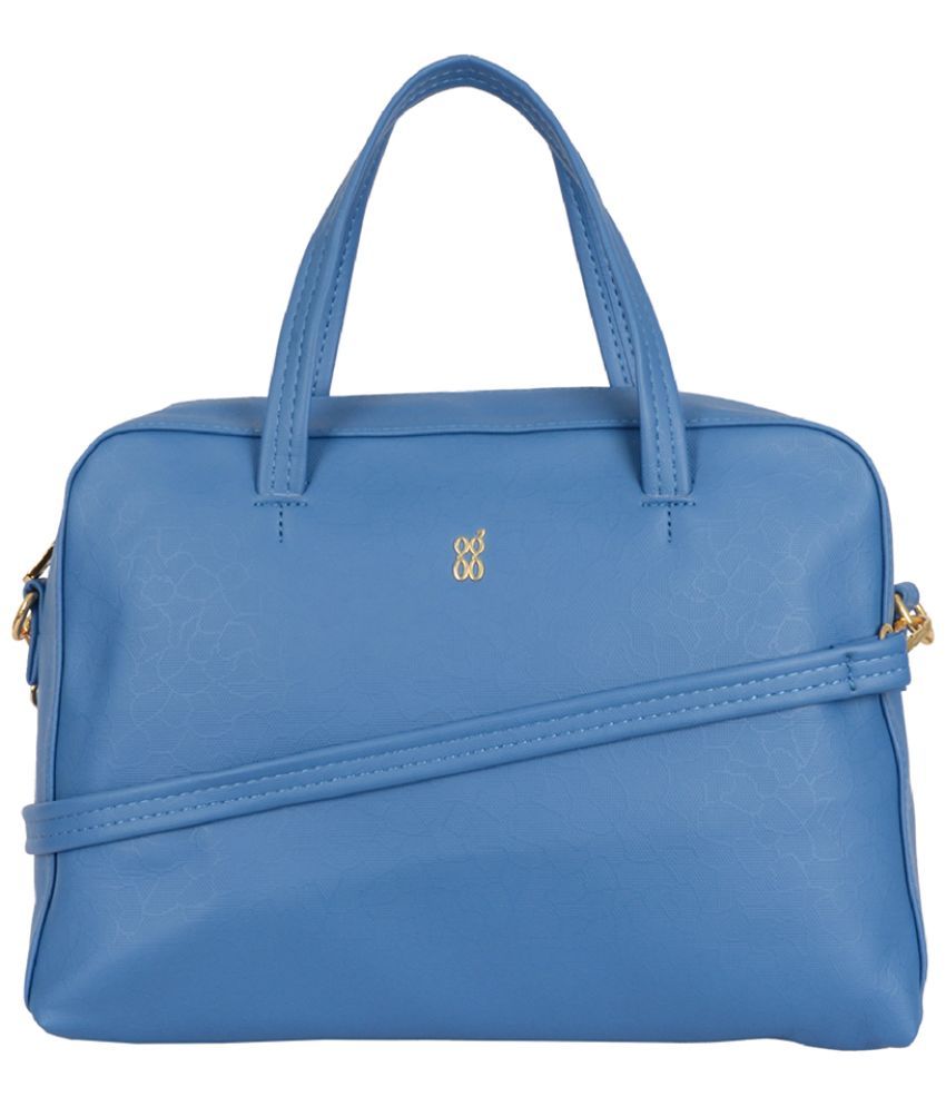     			Baggit Blue Faux Leather Shoulder Bag