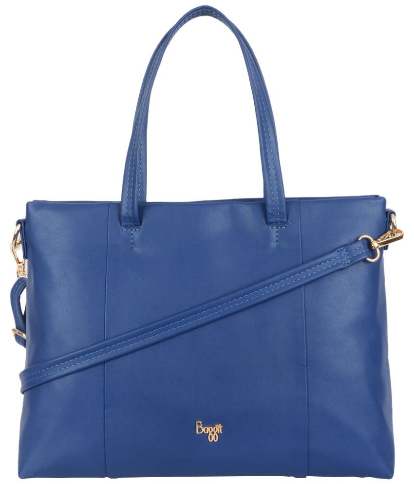     			Baggit Tote Bag PU Set of 1 ( Blue )