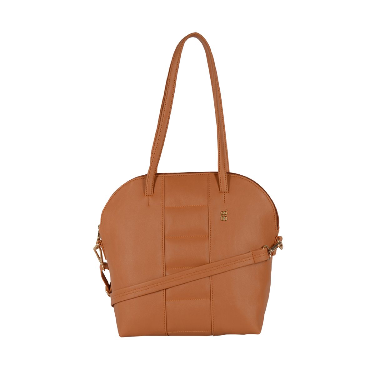     			Baggit Orange Faux Leather Shoulder Bag