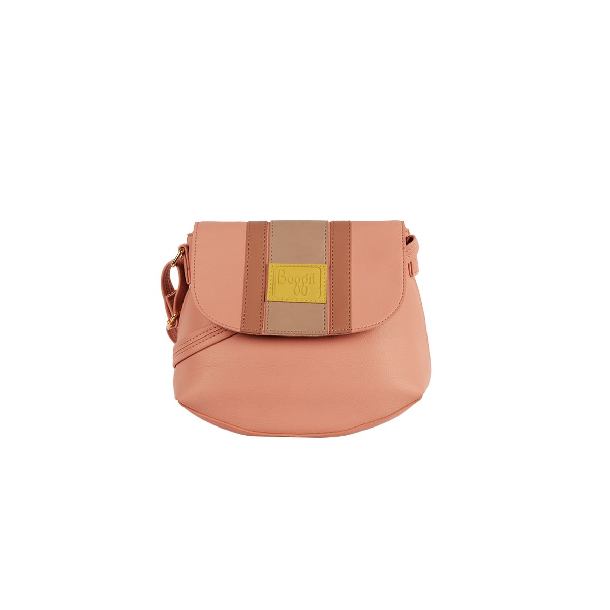     			Baggit Pink Faux Leather Handheld