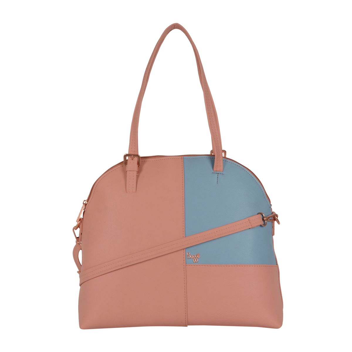     			Baggit Pink Faux Leather Shoulder Bag