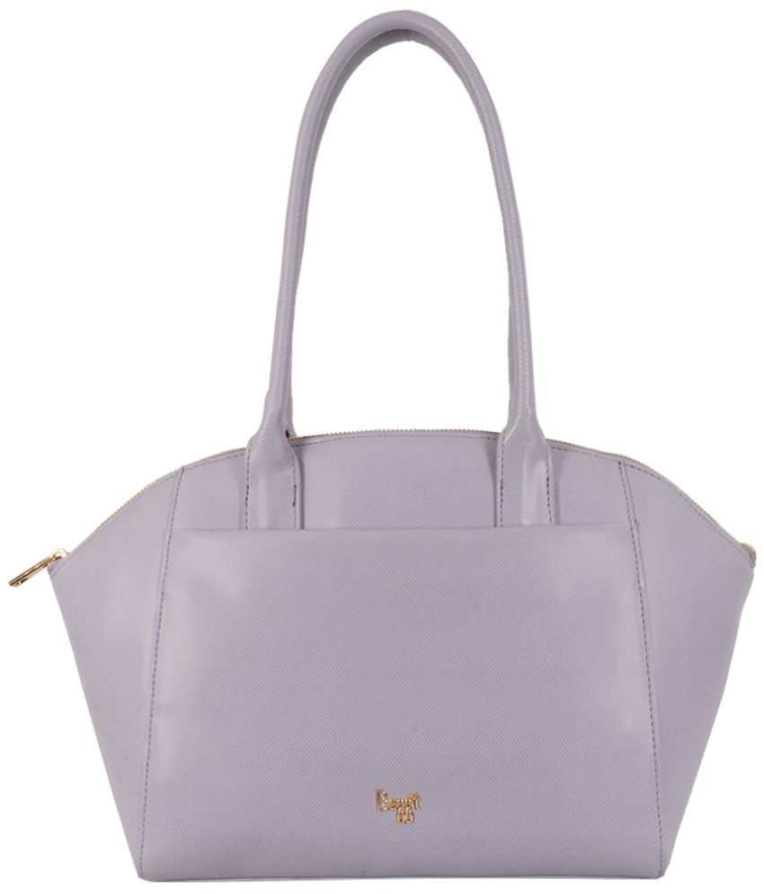     			Baggit Purple Faux Leather Shoulder Bag