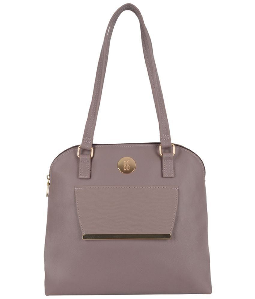     			Baggit Purple Faux Leather Shoulder Bag