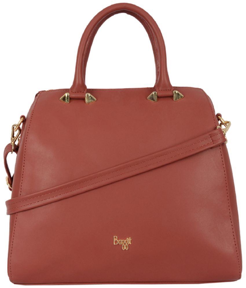     			Baggit Red Faux Leather Shoulder Bag